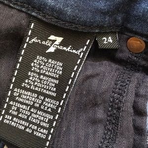 7 for all mankind dojo size 24 trouser